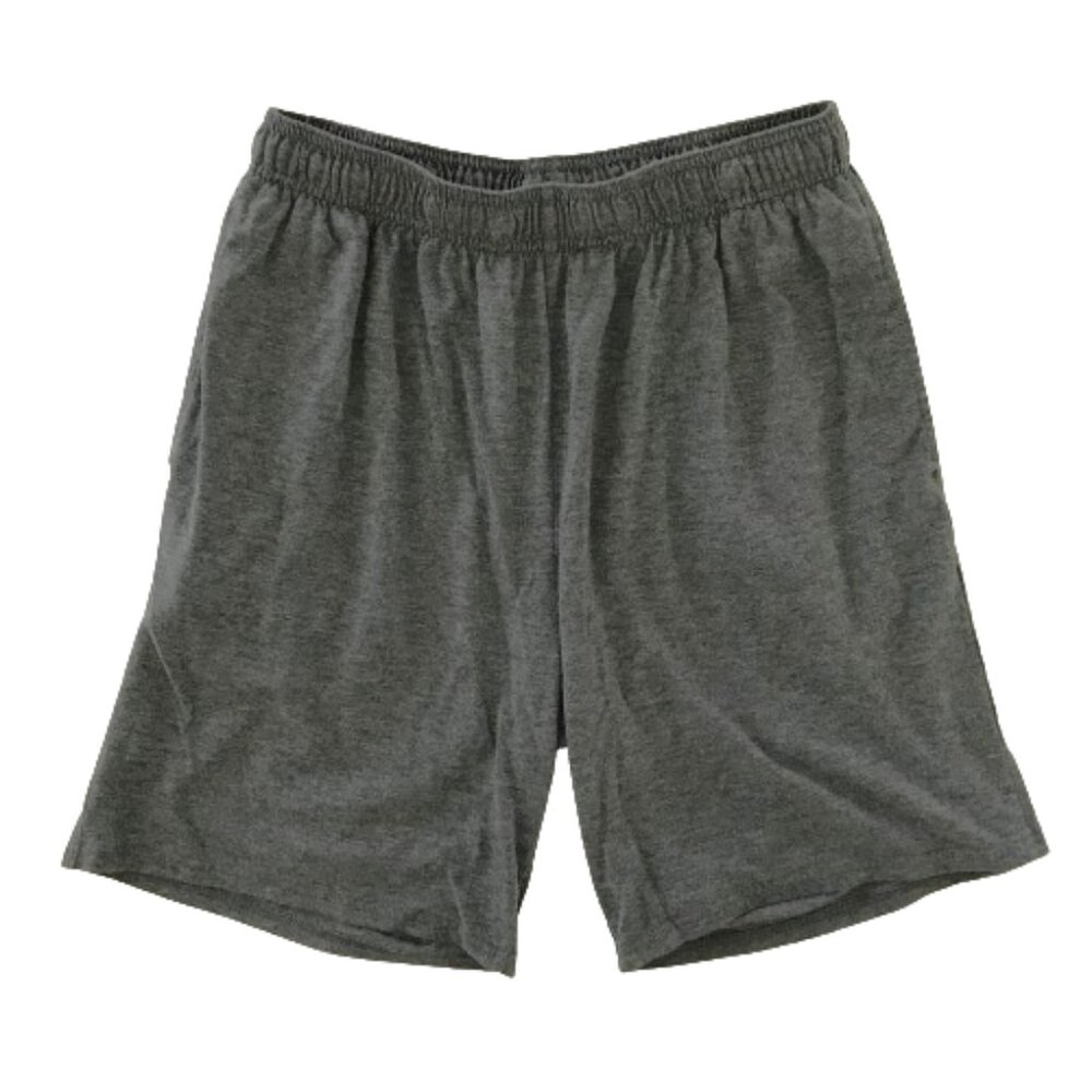 Athletic Works Men's  Soft Knit Shorts Gray  L, XL